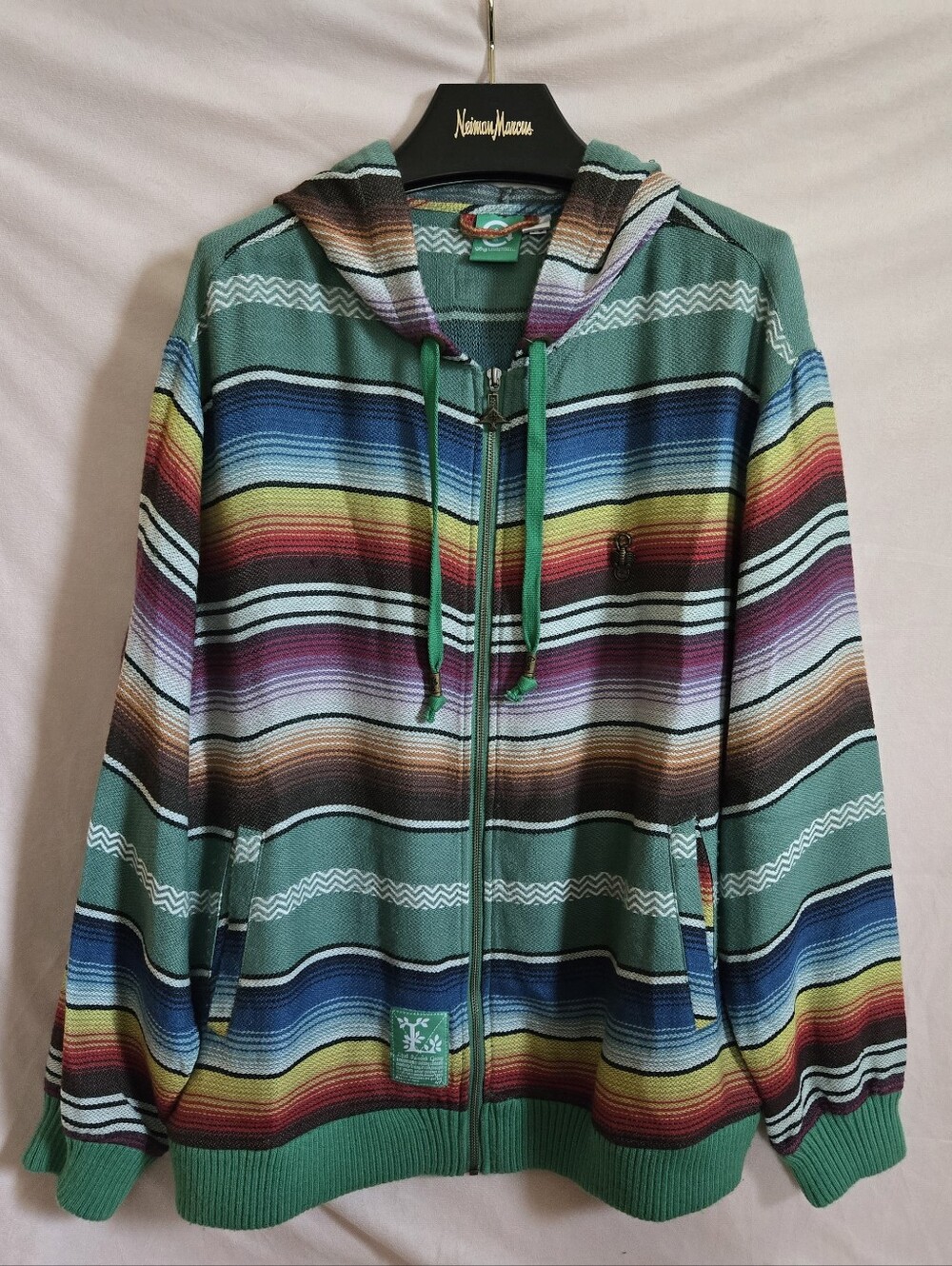 Lifted Research Group LRG Mexican Blanket Hoodie Green Edition